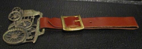 Rumely Oil Pull Tractor Pocket Watch Fob Advance LaPorte IN Vintage Advertising - Picture 4 of 4