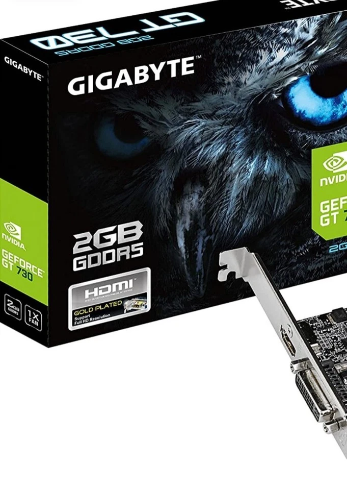 Gigabyte GeForce GT 730 D3 2GB V3 Graphics Card GV-N730D3-2GI V3 - Image 3 of 3