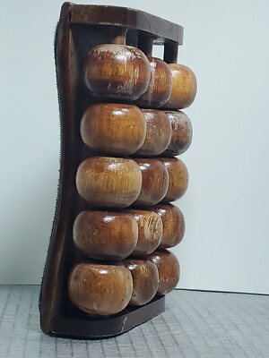 Portable Wood Roller Foot Massager Reflexology Therapy