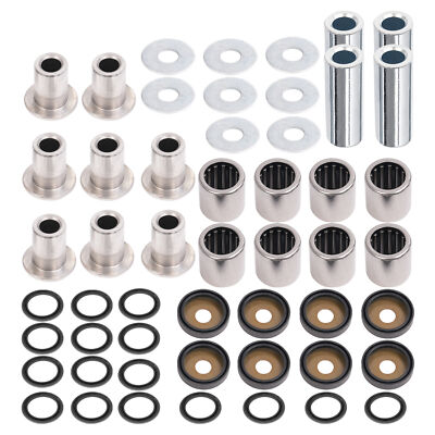 Front Upper+Lower A Arm Bushing Seal Kit For Suzuki LTZ400 Arctic