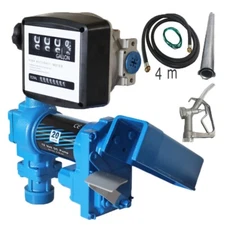 TECHTONGDA 12 Volt Diesel Gasoline Anti-Explosive Fuel Transfer Pump 20GPM Tank