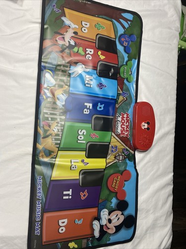 Disney Mickey Mouse Music Mat Interactive Floor Piano Electronic Toy Keyboard - 第 10/10 張圖片