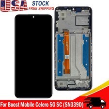 For Boost Mobile Celero 5G SC SN339D LCD Display Touch Screen Digitizer w/Frame