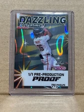 Tre Phelps 2024 Leaf Vivid Baseball 1/1 Pre Production Proof