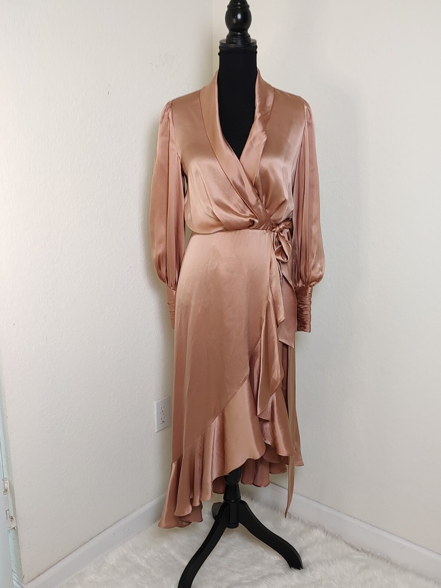 zimmermann midi dress long sleeve Zimmermann Linen Floral Roselight Midi Dress