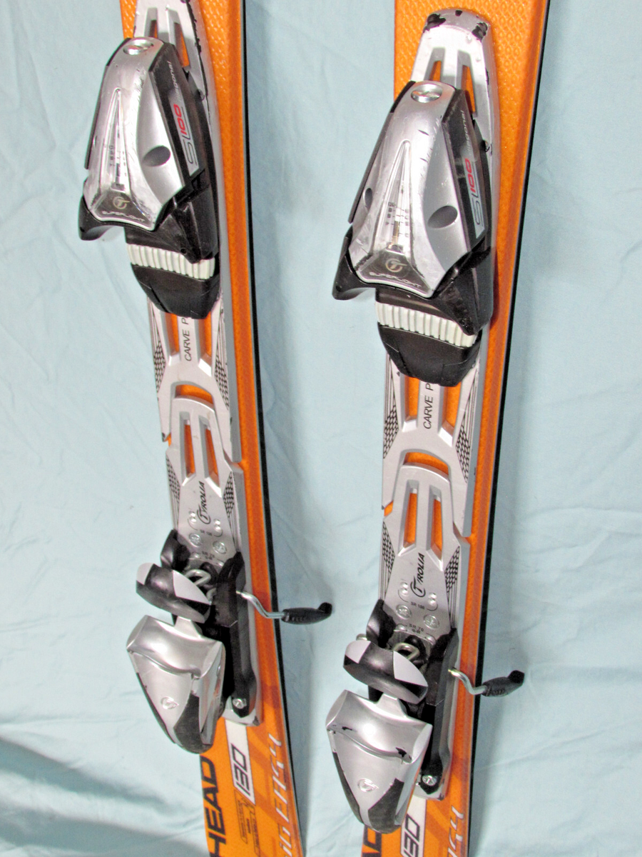 HEAD Big Easy all mountain short skis 130cm w/ Tyrolia Superlight