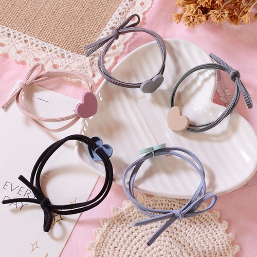 Colorful Scrunchies Women Girls Elastic Hair Ring Ties Band Ponytail Holder US - Picture 2 of 37