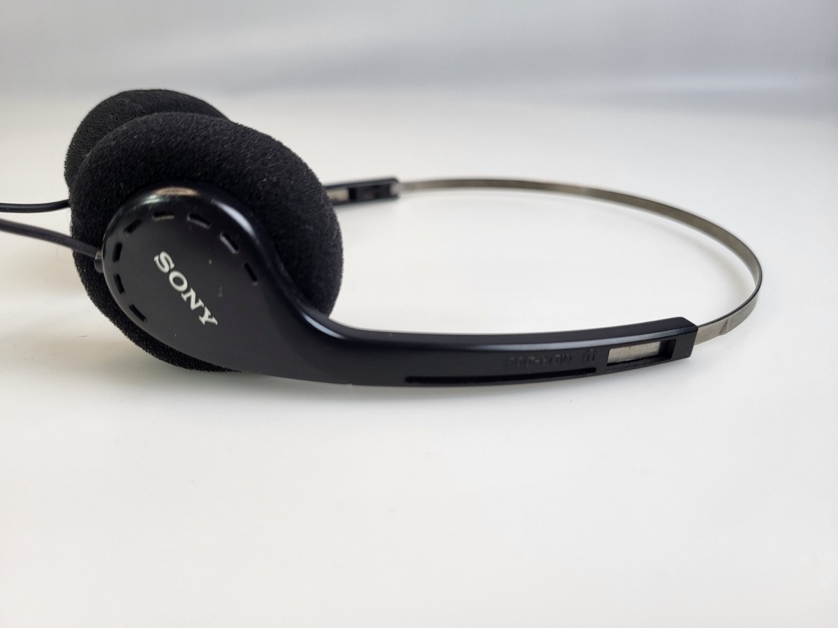 Vintage Sony MDR-006 Headphones Black Over the Ear Vintage Sony MDR-006 Headphones Black Over the Ear
