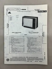 RCA CTC108A Service Manual Sams Photofact Free Shipping