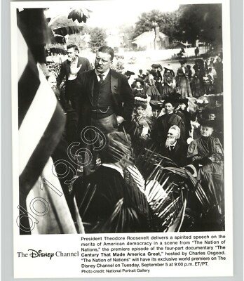 THEODORE TEDDY ROOSEVELT Speech @ Nation Of Nations TV Documentary Press Photo
