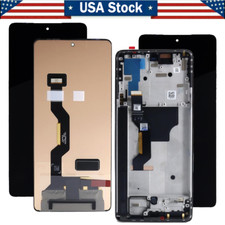 6.7" LCD Display Touch Screen Digitizer Frame For Moto G Stylus 5G 2024 XT2419