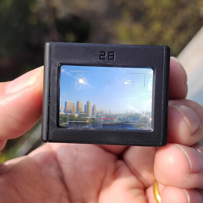 28mm (35/50 Frame) Optical Viewfinder Waist Level Finder Viewfinder