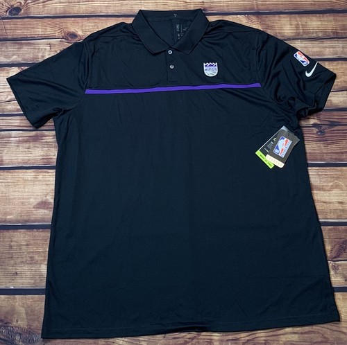 NWT'S Authentic Nike Dri-Fit Sacramento Kings NBA Polo Shirt 2XL Coach Issued | eBay