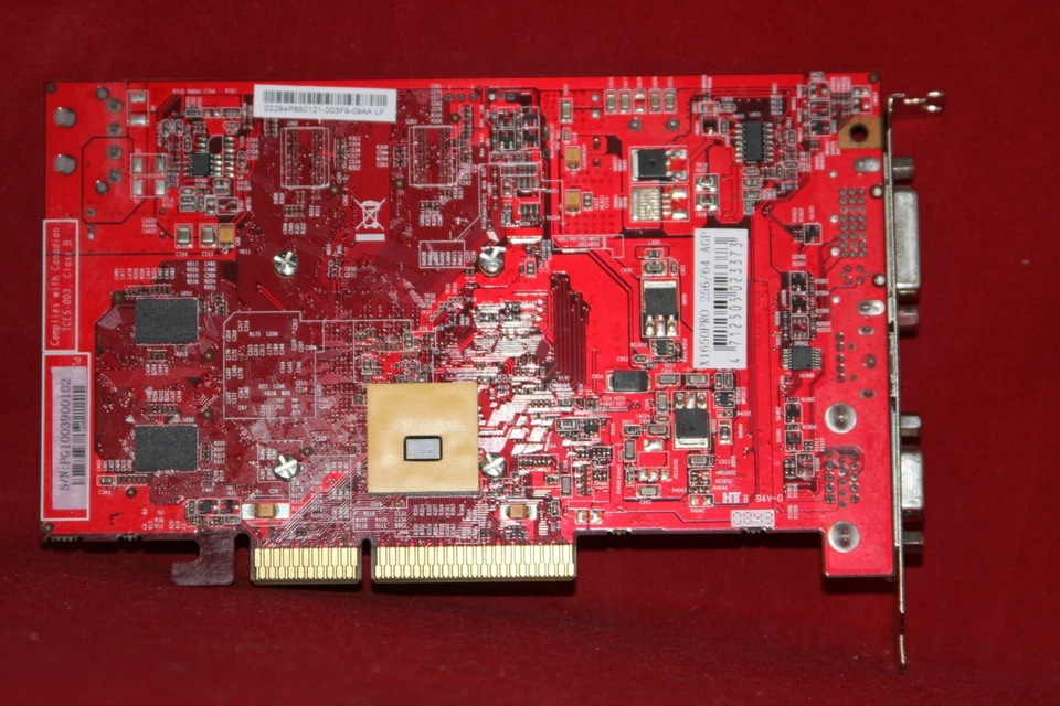 Tarjeta de gráficos PowerColor ATI Radeon X1650PRO 256 MB 64 BITS, AGP Foto 3 de 4