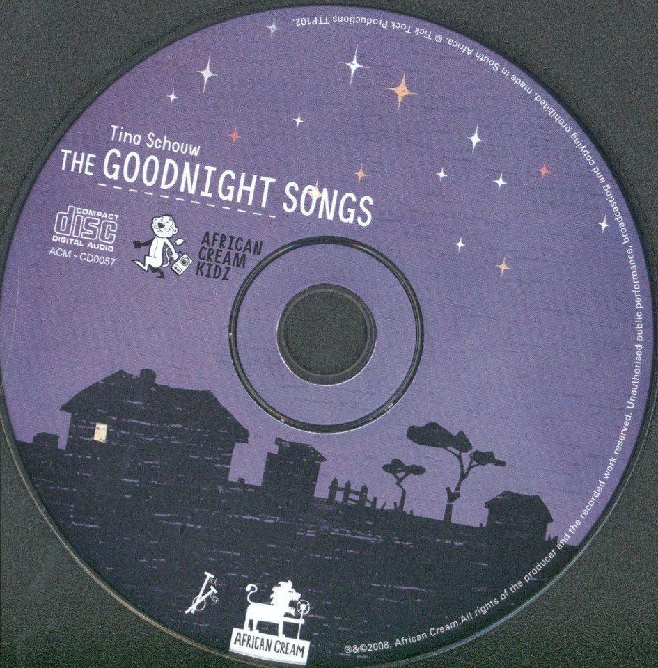 Various Artists Goodnight Songs CD South Africa African Cream 2008 with