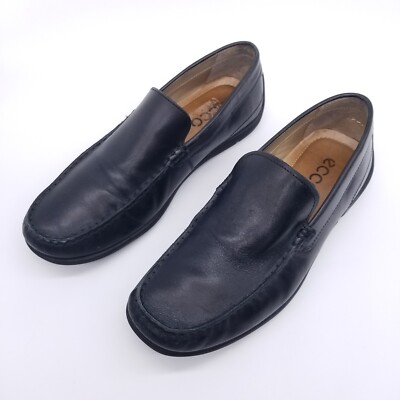 ECCO Loafers Mens 42 EU 8-8.5 US Black Venetian Driving Moc  display picture 2