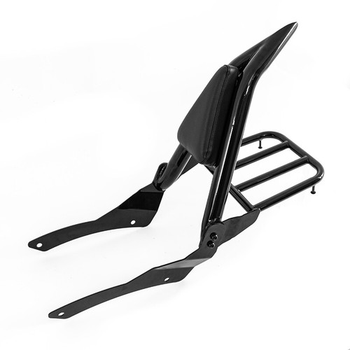 1998-13 Backrest Sissy Bar Luggage Rack For Yamaha V-Star XVS400 XVS650 Classic - Picture 5 of 14