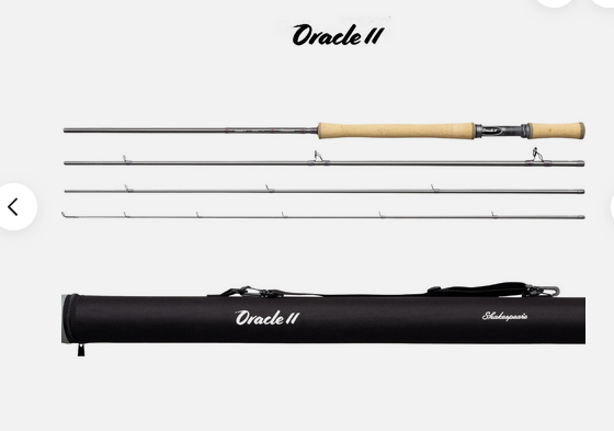 New Shakespeare Oracle 2 Switch Fly Rod 11ft 6/7wt , 7/8wt or 8