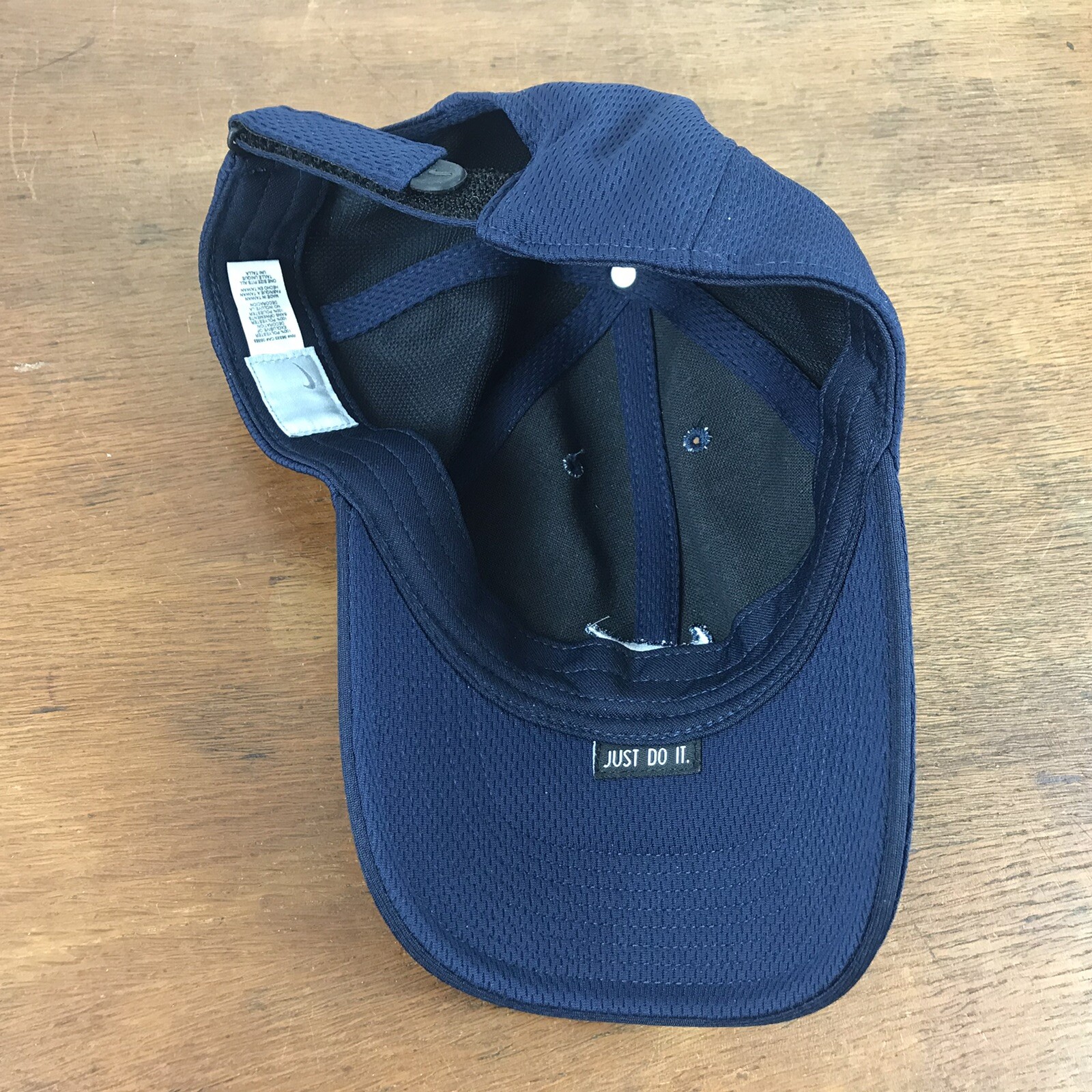 Nike Blue Polyester Strapback Baseball Cap Hat - image 4