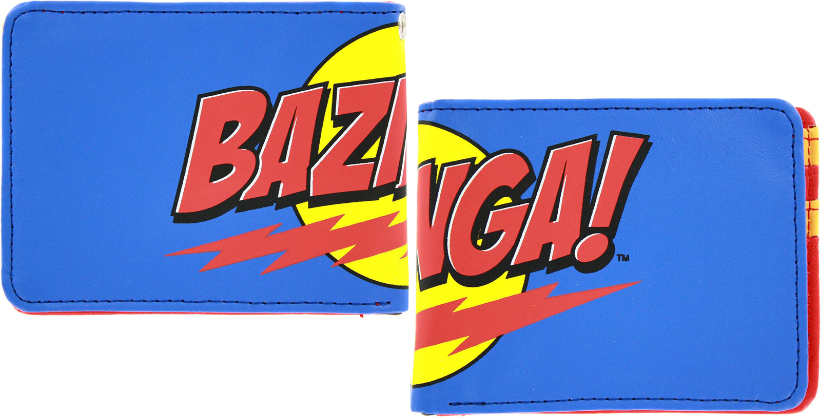 Базинга Теория большого взрыва! Кошелек двойного сложения, синий