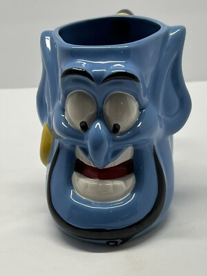 Disney Aladdin Genie Face Head Figure Ceramic Mug 3D Coffee Large Mug