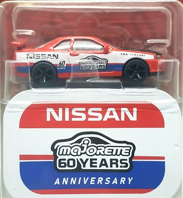 Majorette Nissan GT-R R34 60th Anniversary Red 1:59 (3