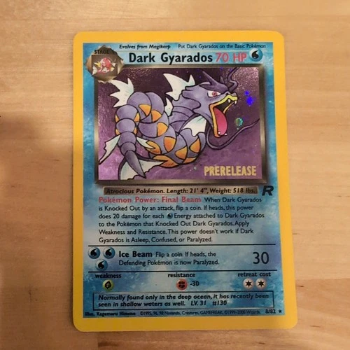 New ListingDark Gyarados Holo Team Rocket Prerelease Pokemon Card 🔥 🔥 🔥 NM
