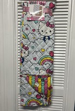 Hello Kitty Twin Quilted Blanket Size 60x90 Double Sided Brand New With Tags 
