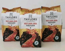 Taylors of Harrogate Hot Lava Java Ground Coffee 3x 200g Extra Dark Roast 41.67 per kilo