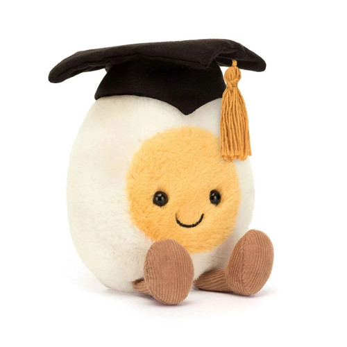 Jellycat Amuseables Boiled Egg Graduation - BNWT - Picture 4 of 4