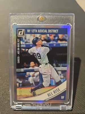 2018 PANINI DONRUSS VARIATION B-CAREER STAT LINE #148 AARON JUDGE 72/402