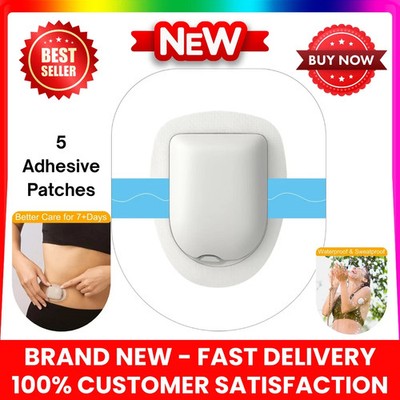 60Pack Omnipod 5 Adhesive Patches Waterproof & Sweatproof Long Last for 10 Days