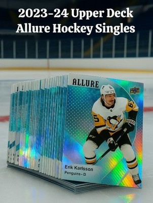 2023-24 Upper Deck Allure NFL Hockey Singles Stars Rookies Choose Yours Cards!