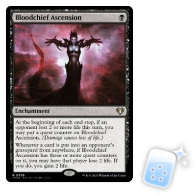 BLOODCHIEF ASCENSION Commander Masters Magic MTG MINT CARD | eBay