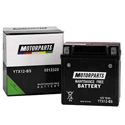 Batterie YTX12-BS 12 V 10 AH Pour Aprilia Sport City Cube 250 4T 2008/12 - Photo 1/2