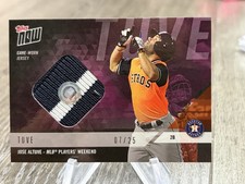 2018 Topps Now - Players Weekend Relics Jose Altuve #PWR-3B /25 (MEM)