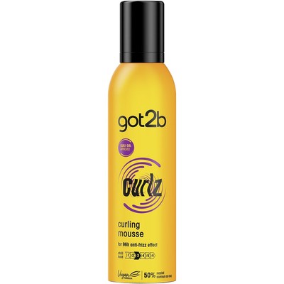 4015100215540 Got2B Curlz Curling Mousse pianka do włosów kręconych 250ml (P1) 