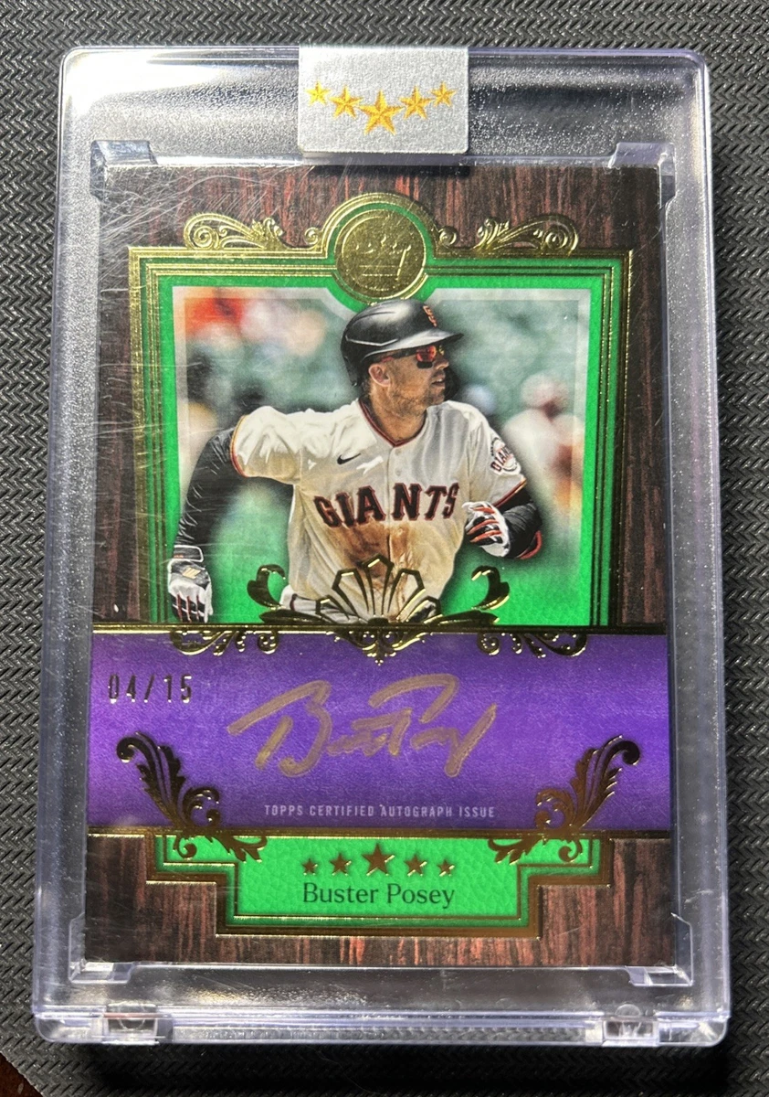 Topps Buster Posey Baseball Autographed Sports Trading Cards