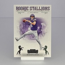 Panini 2024 Contenders Rookie Stallions #9 J.J. McCarthy Minnesota Vikings NFL