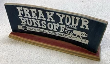 Upcycled Rogers Skateboards Deck Art Repurposed Skater Decor Man Cave 9”x2”