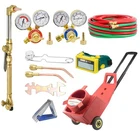 HVAC Portable Oxygen Acetylene Welding Cutting Torch Kit w/ Carrying Tote Case