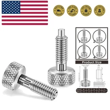 Hand Retractable Spring Plunger with Knurled Handle M6 Quick Release Pins, 0....