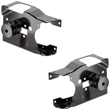 Set of 2 Bumper Face Bar Brackets Retainer Mounting Braces Left & Right Pair