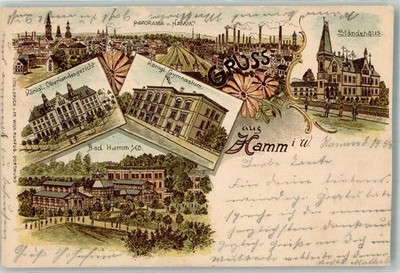 13645721 - 4700 Hamm KGL. Higher Regional Court Royal Gymnasium Staendehaus Hamm