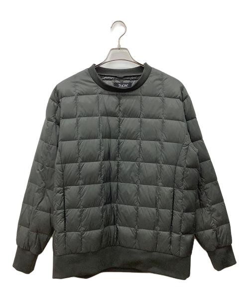 TAION                    crew neck down pullover … - image 1