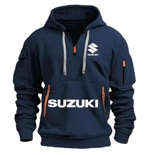 Suzuki's new men's hoodie, casual outdoor sports hoodie and a warm motorcycle sw