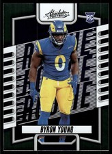 2023 Panini Absolute #182 Byron Young Black Los Angeles Rams