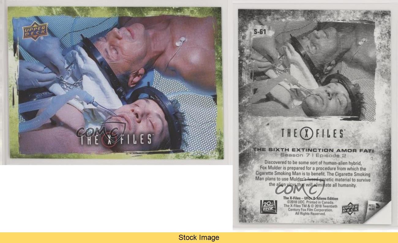 2019 Upper Deck The X-Files: UFOs & Aliens Edition Stickers #S-61 READ ...