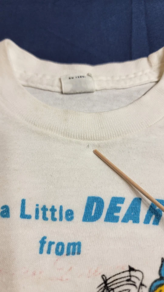 Vintage "I'M A LITTLE DEAR FROM" Kid's T Shirt Size 4 Single Stitch Allison - Image 4 of 4