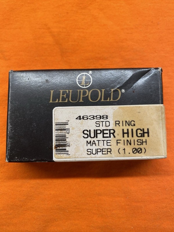 leupold 1 inch scope rings high